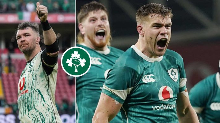 Ireland legend Peter O'Mahony and centre Garry Ringrose.