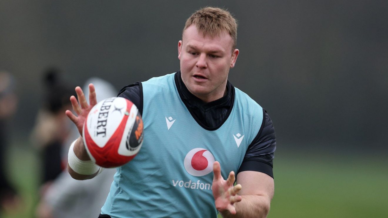 Dewi Lake in training for Wales in 2025