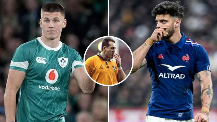 Sam Prendergast and Romain Ntamack face off as David Campese previews Ireland v France in Six Nations.