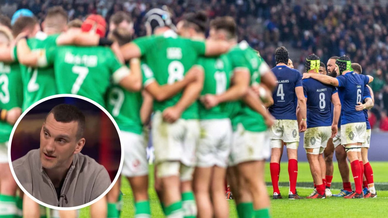 Ireland and France both huddle ahead of 2025 Six Nations clash, and Wales and Lions legend Sam Warburton (inset).