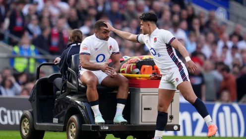 England star Ollie Lawrence ‘ahead of schedule’ following horror Achilles injury
