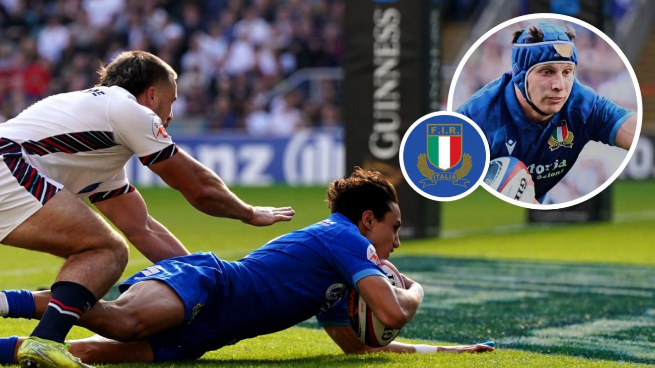 Ange Capuozzo and Ross Vintcent impressed for Italy against England.