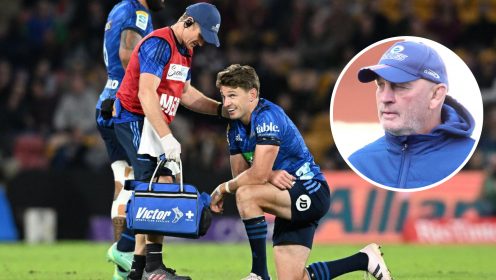 ‘Positive’ Beauden Barrett update as Blues put a timeline on All Blacks star’s return