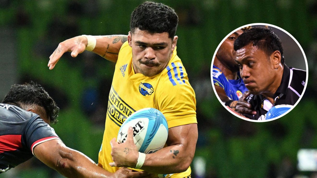 Du'Plessis Kirifi and Len Ikitau photo