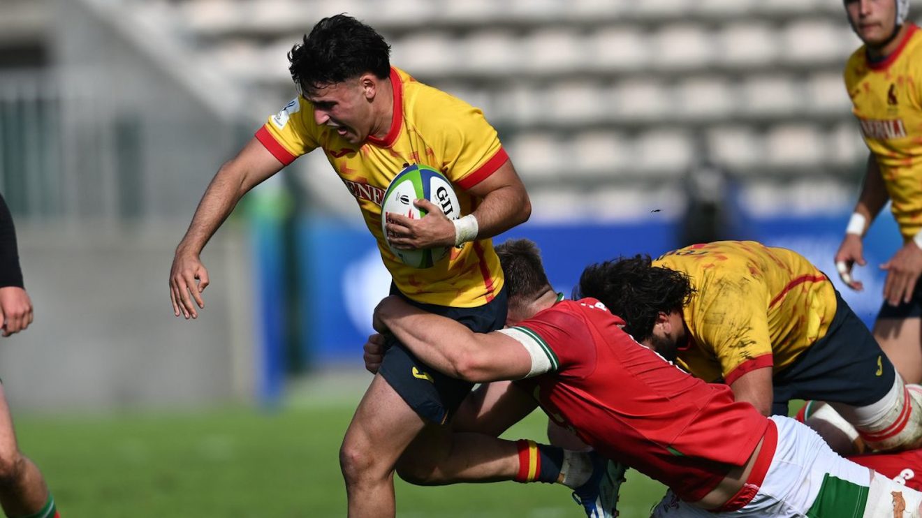 Yago Fernandez Vilar in action for Spain.