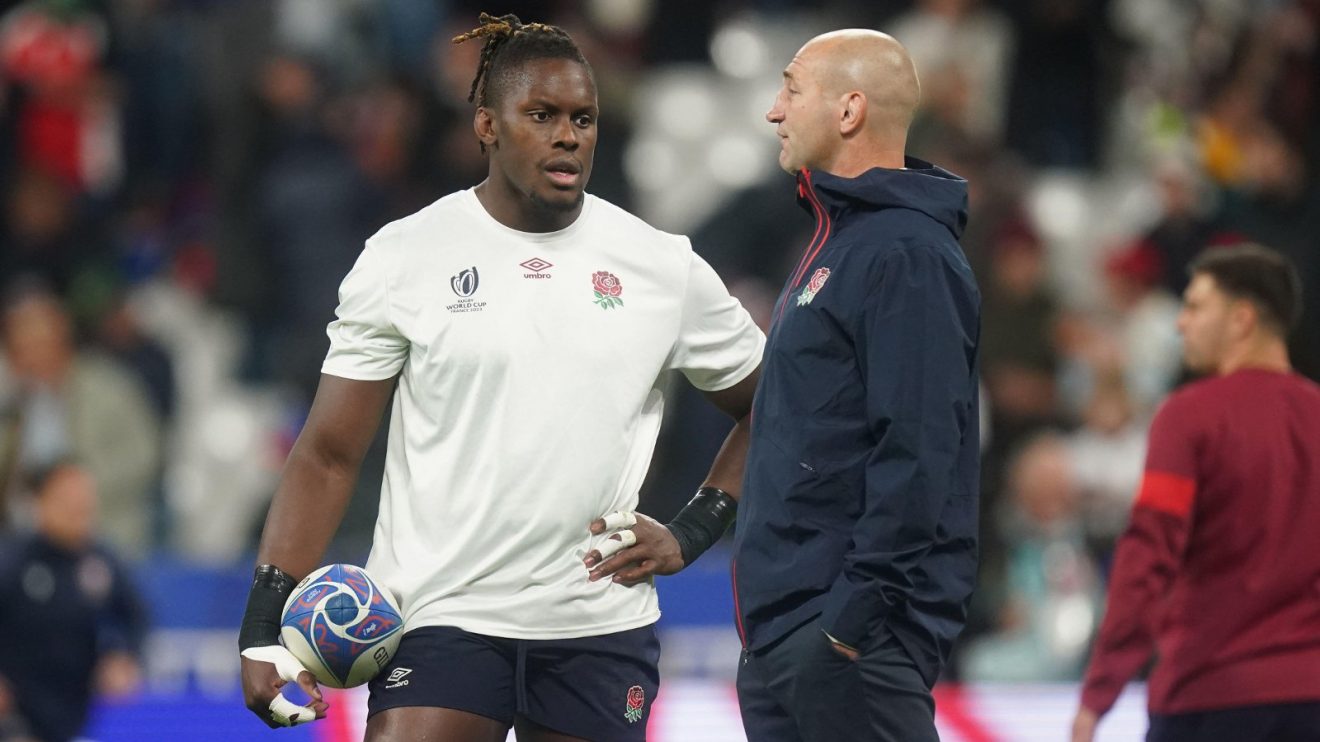 Maro Itoje and Steve Borthwick England SN 2025 - Alamy