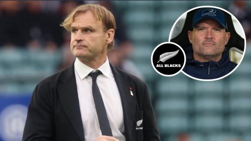 Scott Robertson changes tune on All Blacks eligibility after talks with ex-Springboks coach