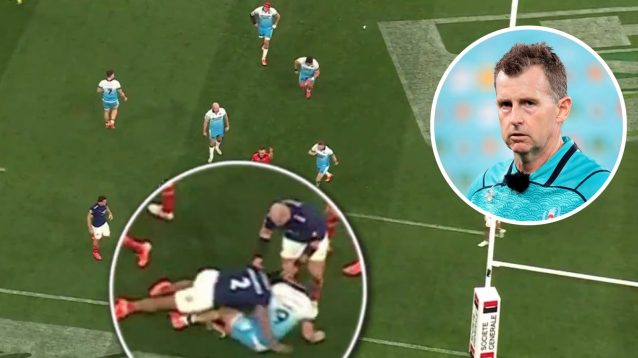 Nigel Owens reveals why Peato Mauvaka was not red-carded after the France hooker ‘clearly launched’ himself at Ben White