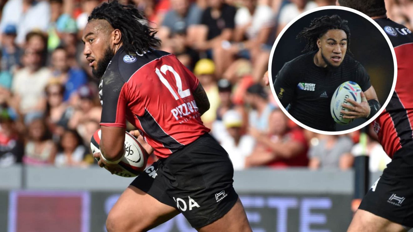 Ma'a Nonu in action for Toulon and the All Blacks (inset).