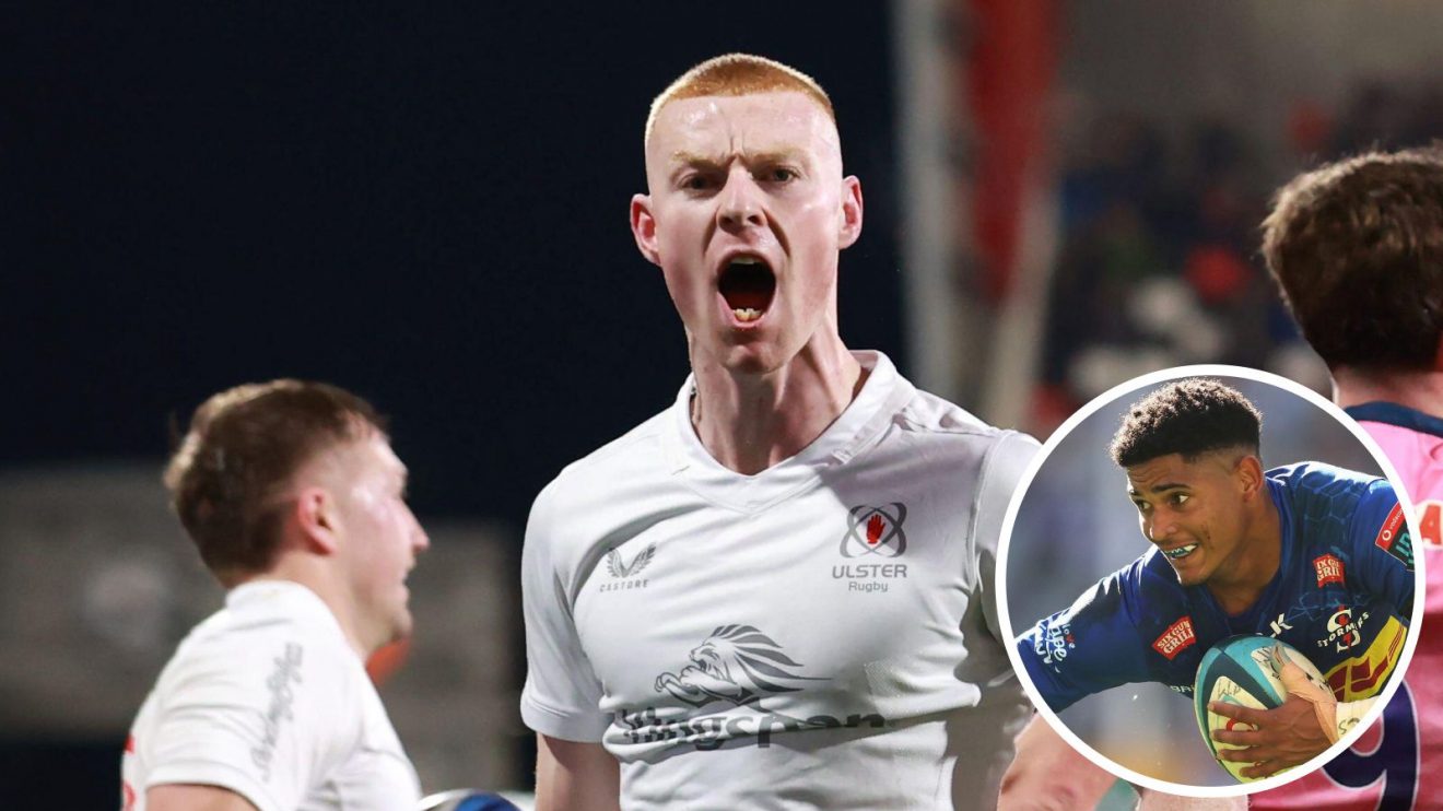 A two layered image of Nathan Doak and Sacha Feinberg-Mngomezulu