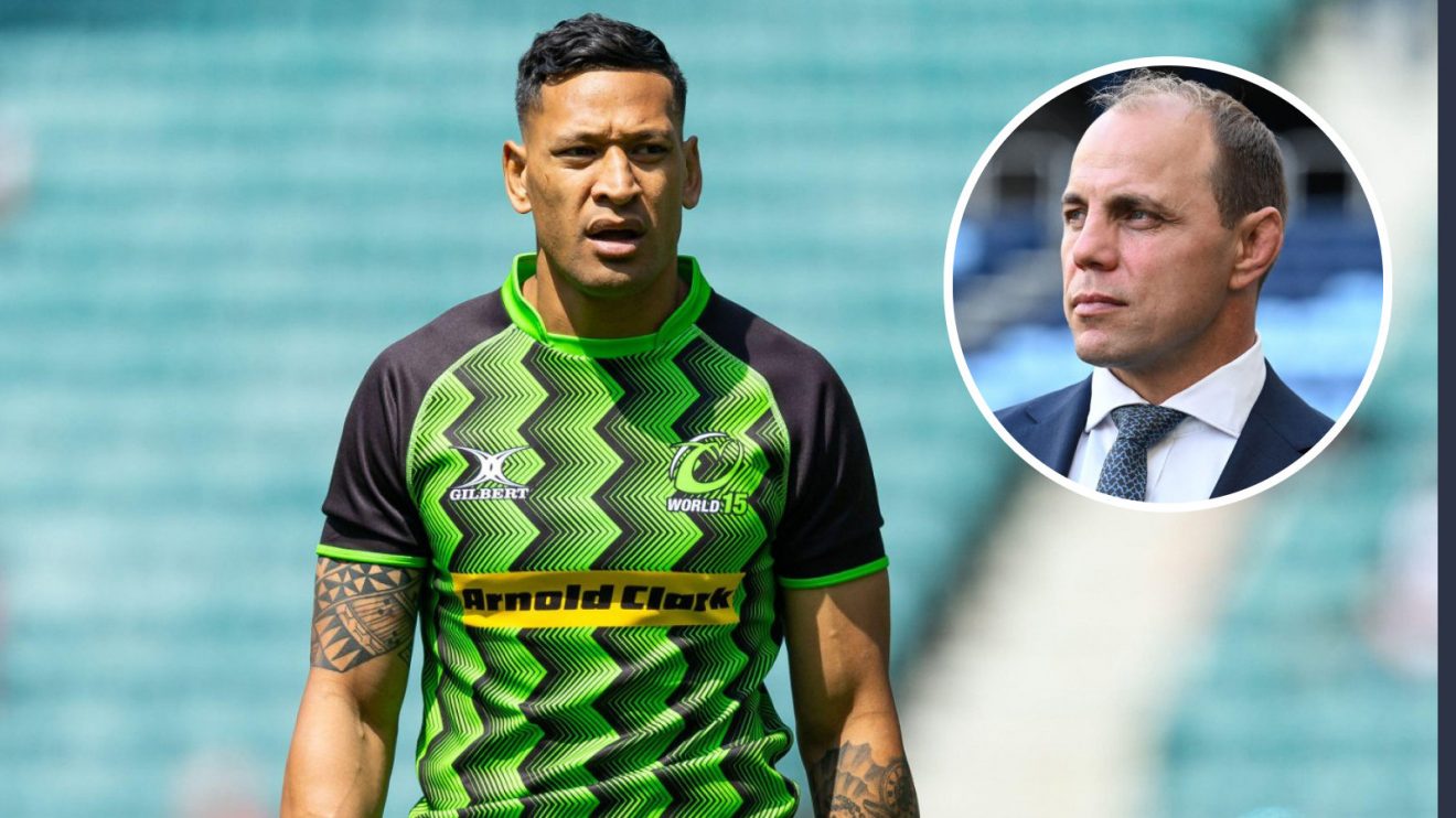 Israel Folau and Phil Waugh image