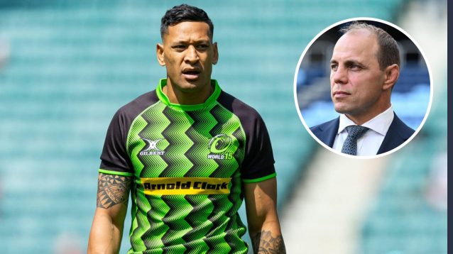 Israel Folau receives blunt response from Rugby Australia boss on wish to face British and Irish Lions
