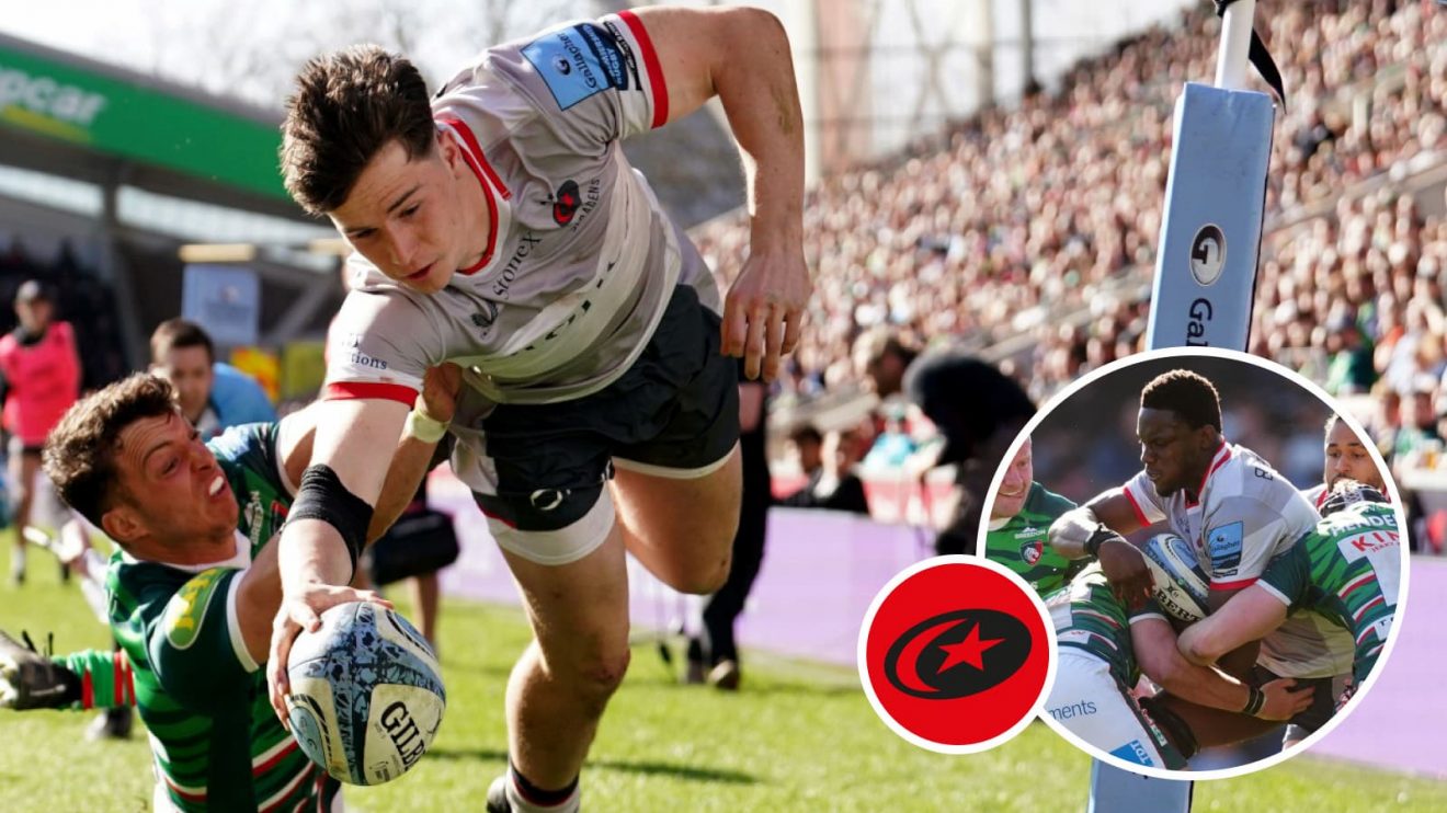 Saracens wing Angus Hall and lock Maro Itoje impressed against Leicester.