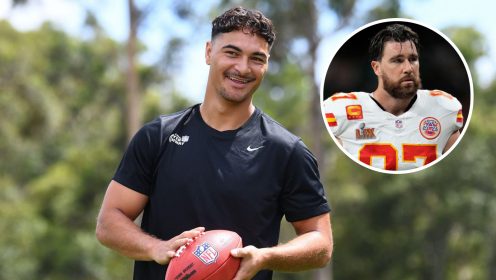 Former Australia star could be mentored by Travis Kelce as NFL giants come calling – report