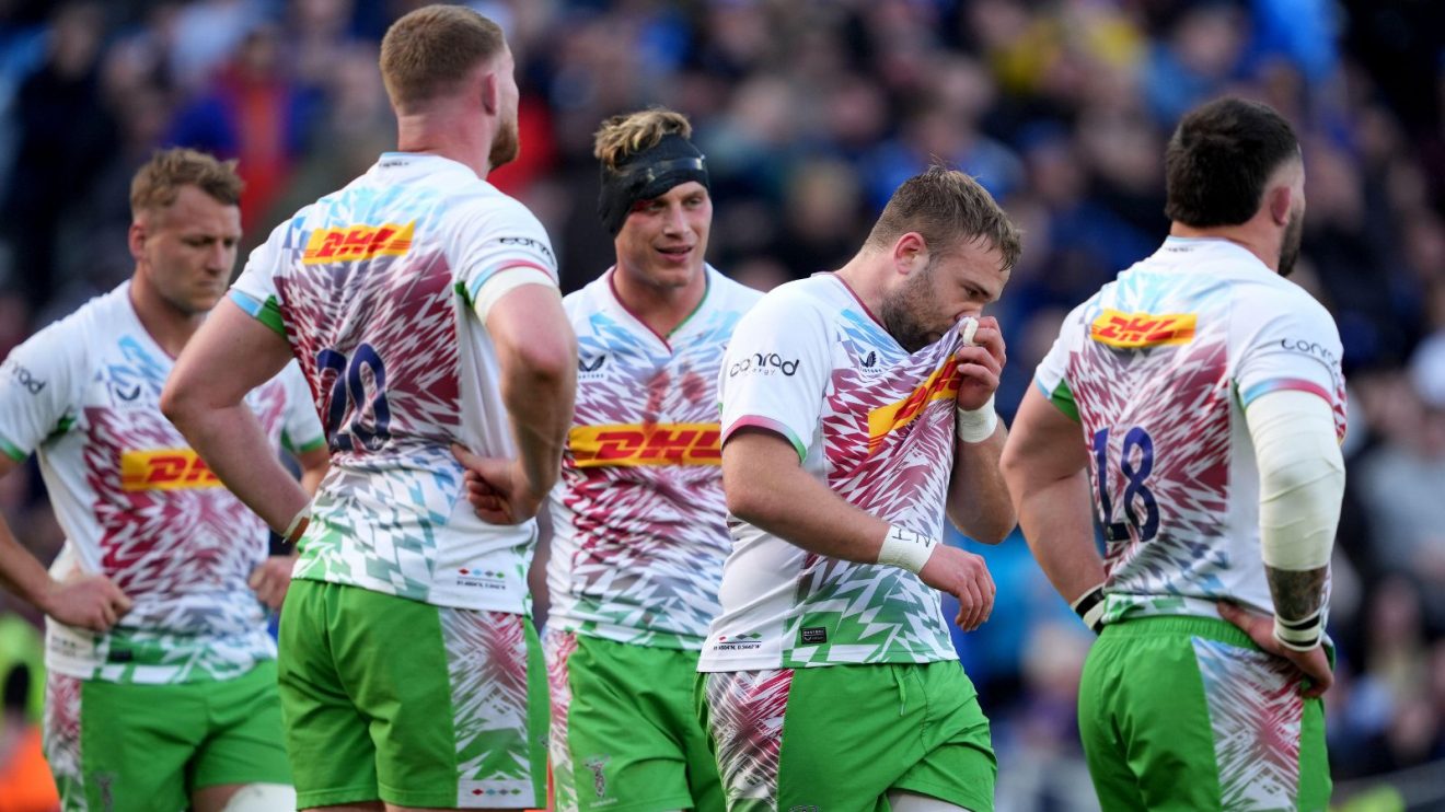 Harlequins players v Linster Champions Cup 2025 - Alamy
