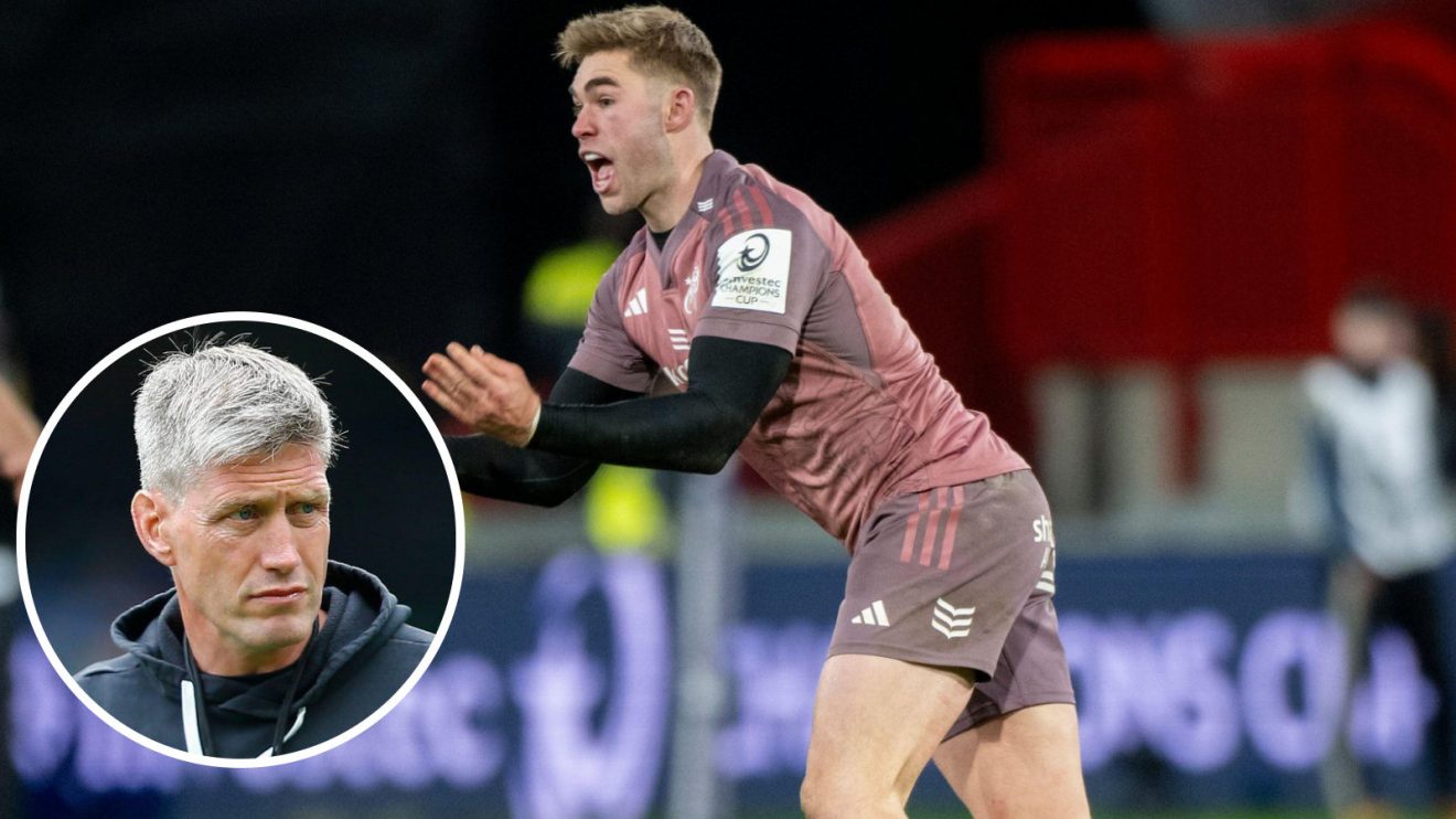 Ronan O'Gara and Jack Crowley pic