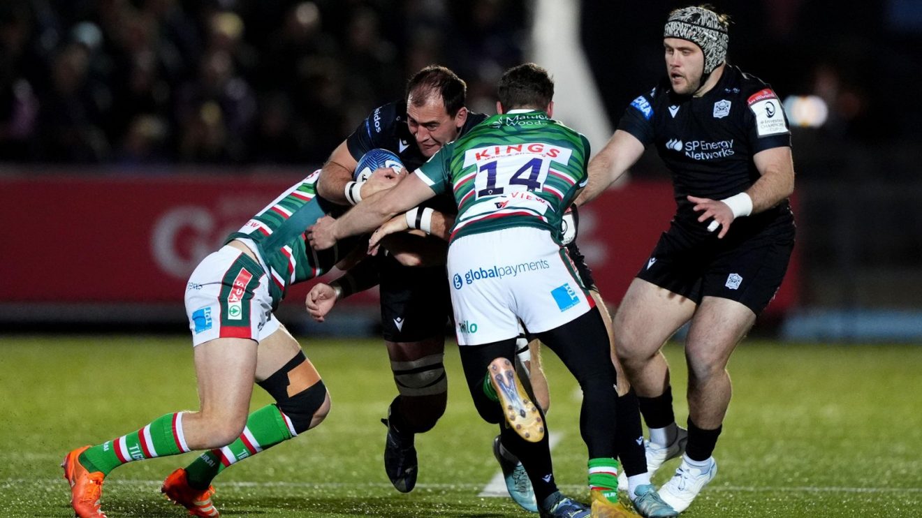 Henco Venter Glasgow Warriors v Leicester Tigers Champions Cup 2025 - Alamy