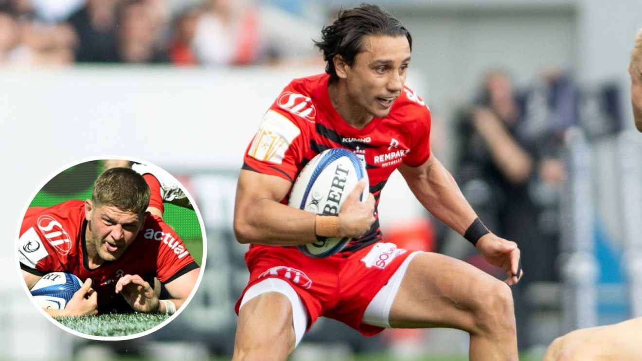 Ange Capuozzo scored a wonderful try for Toulouse against Sale Sharks.