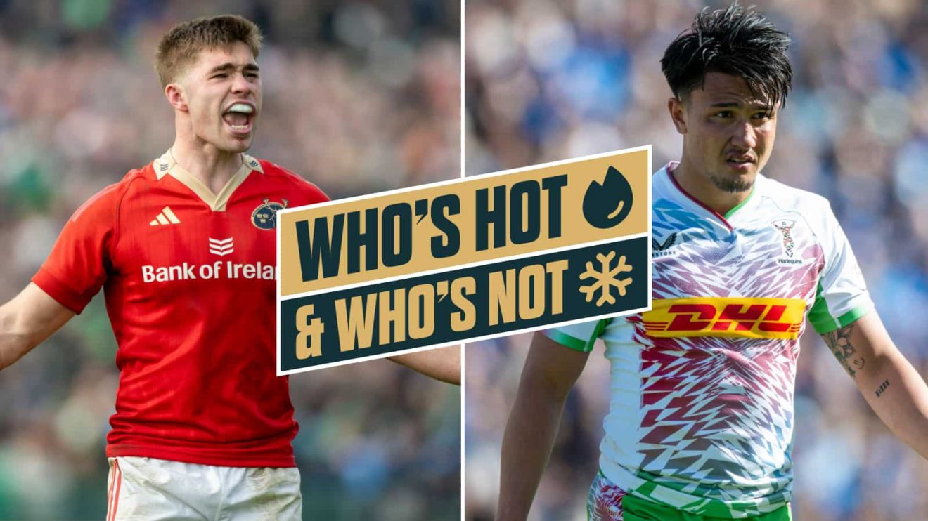 WHO'S HOT AND WHO'S NOT Jack Crowley and Marcus Smith.