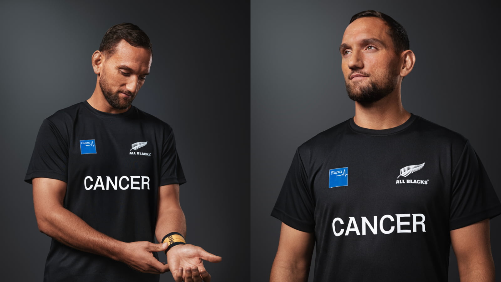 Aaron Cruden pictured for Bupa and New Zealand Rugby’s Human After All: The Alternative Team Photo campaign. (Steven Boniface/Bupa’)