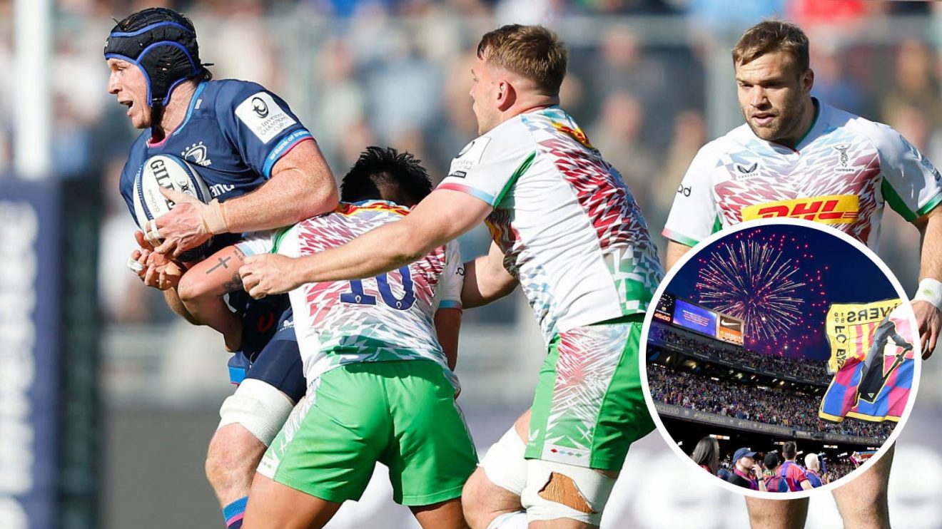 Caelan Doris was part of Leinster's 62-0 demolition of Harlequins on Saturday.