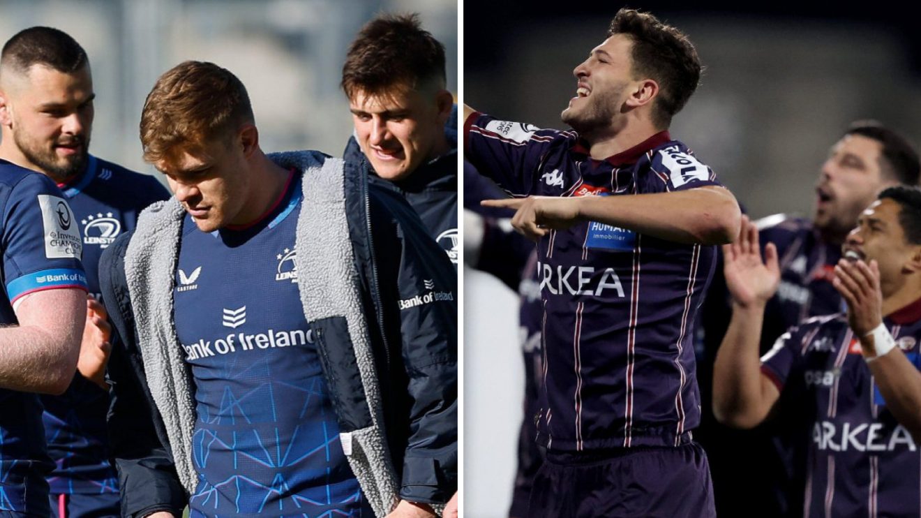 Leinster and Bordeaux players image