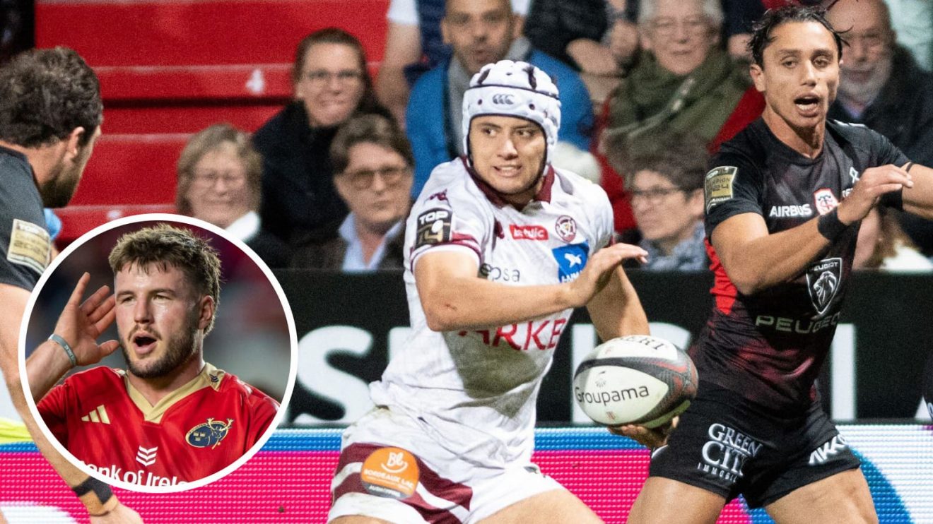 Bordeaux-Begles wing Louis Bielle-Biarrey returns against Munster.