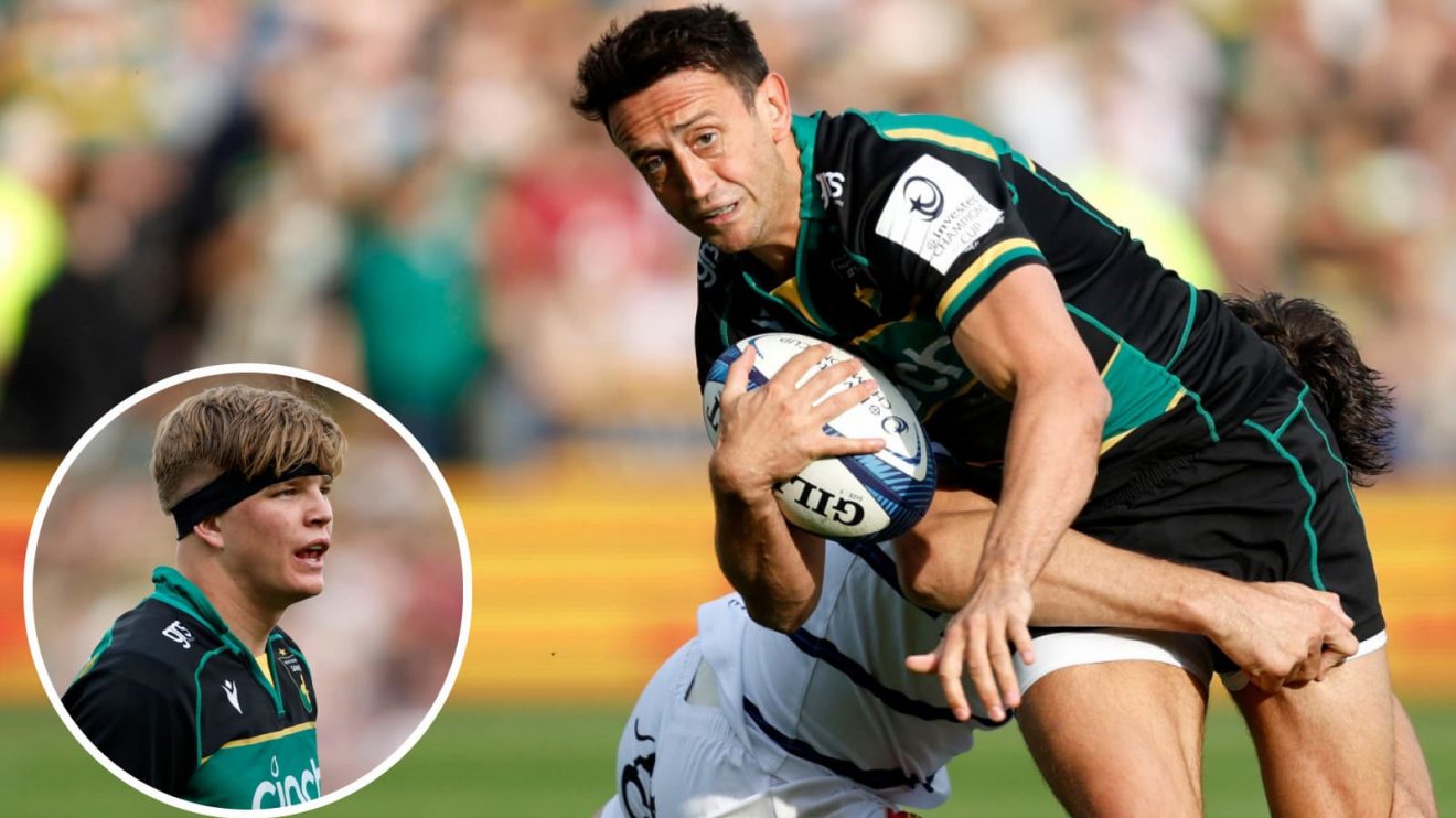 Northampton Saints scrum-half Alex Mitchell impressed.