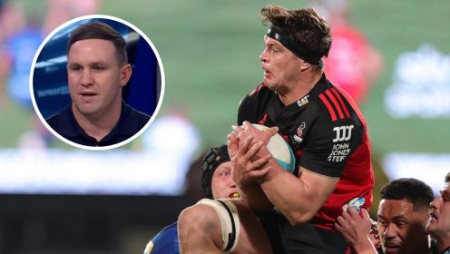 ‘He showed why he is All Blacks captain’ – Scott Barrett hailed after improved form for pace-setting Crusaders