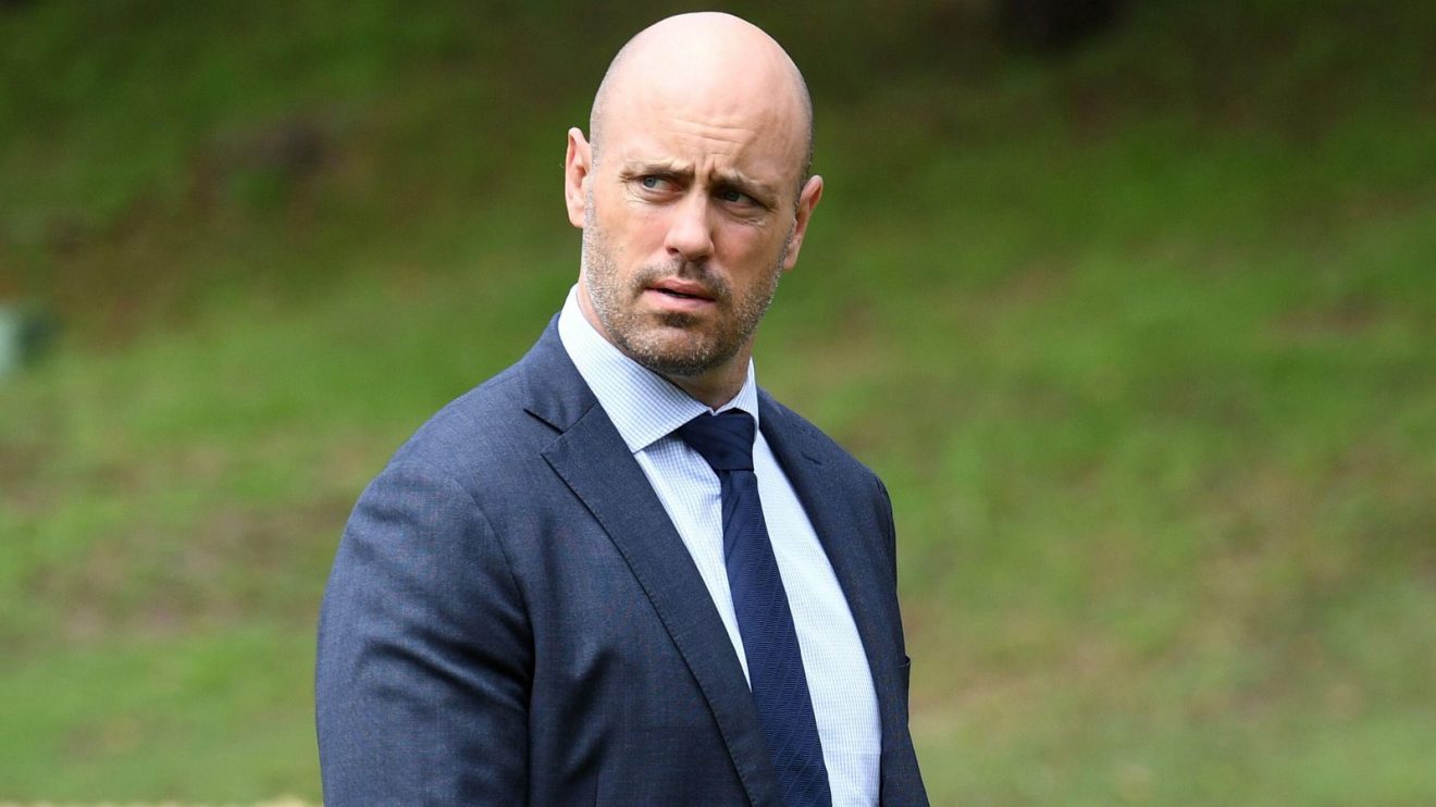 Nathan Sharpe ex-Wallabies lock - Alamy