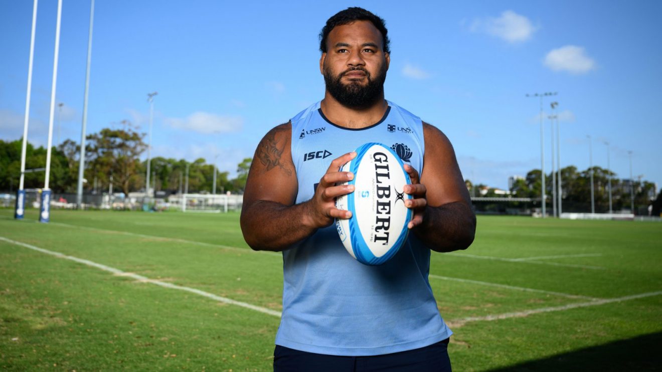 Taniela Tupou Waratahs training SRP 2025 - Alamy
