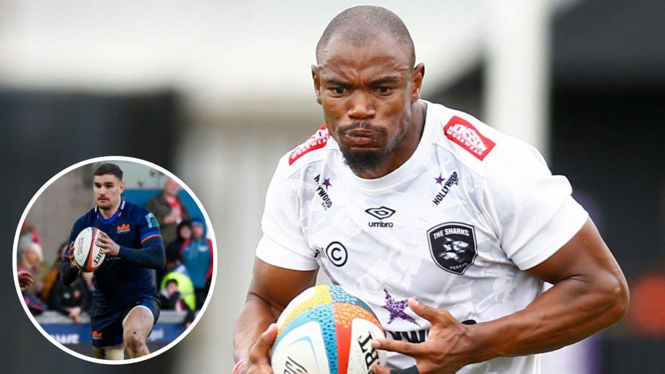 Makazole Mapimpi scored at the death for the Sharks.