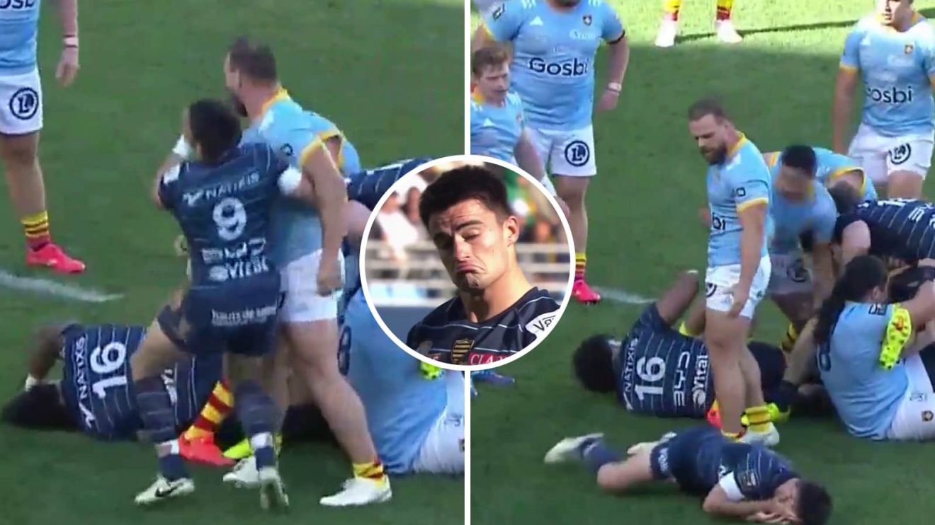 Nolann Le Garrec's dive and his reaction to no sanction.