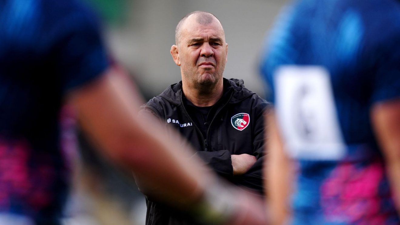Leicester Tigers head coach Michael Cheika.
