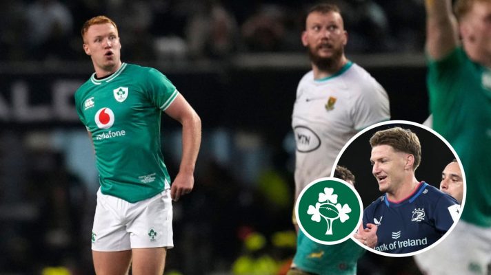 Ciaran Frawley has dropped down the pecking order for Ireland and Leinster.