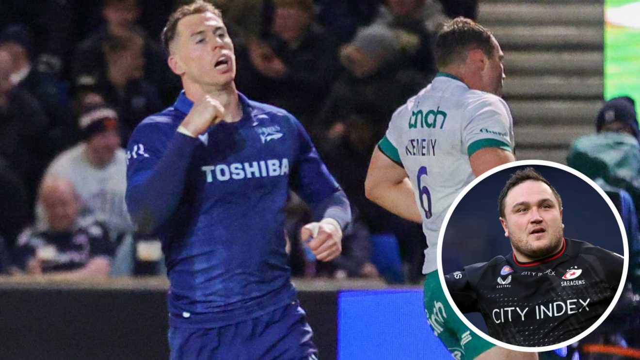 Sale Sharks wing Tom Roebuck reaches 100 games for the club.