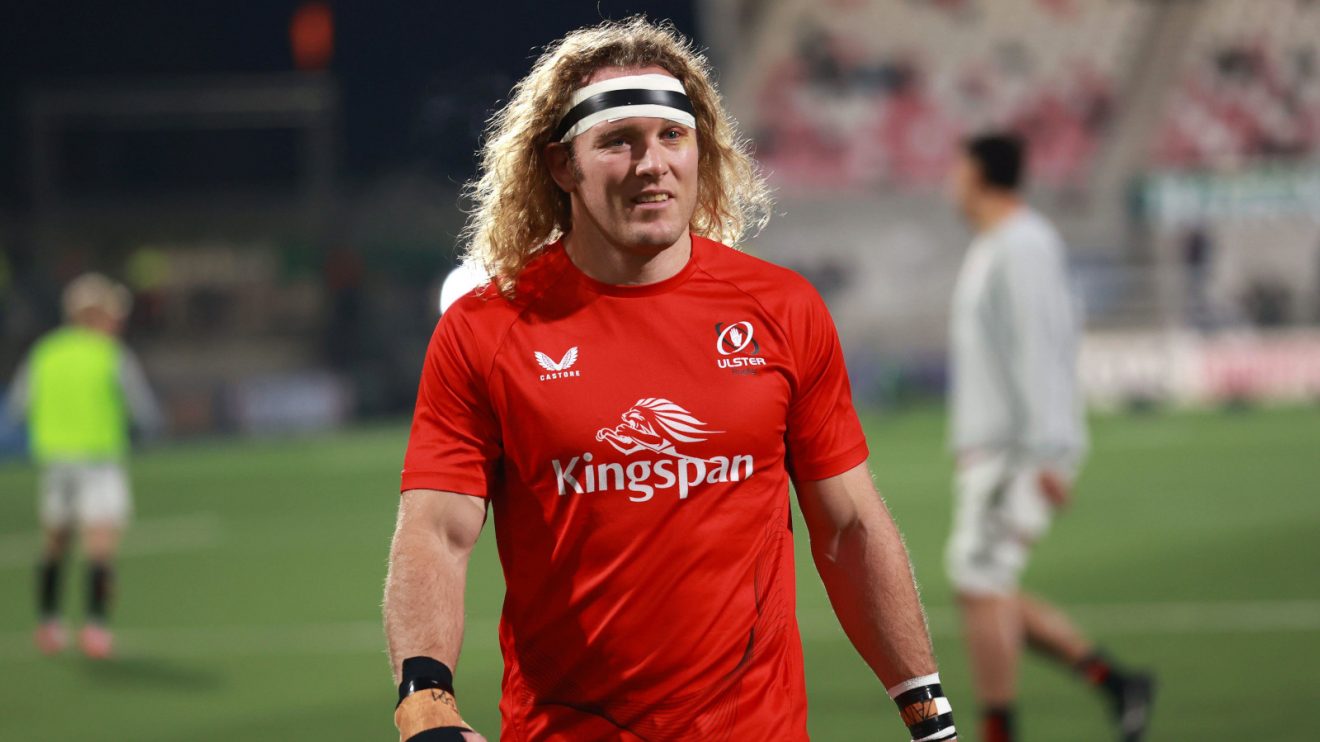 Werner Kok warming up for Ulster.