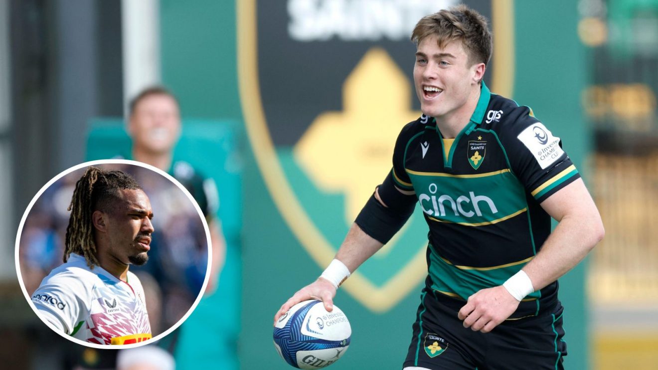 A two layered image of Tommy Freeman and Chandler Cunningham-South