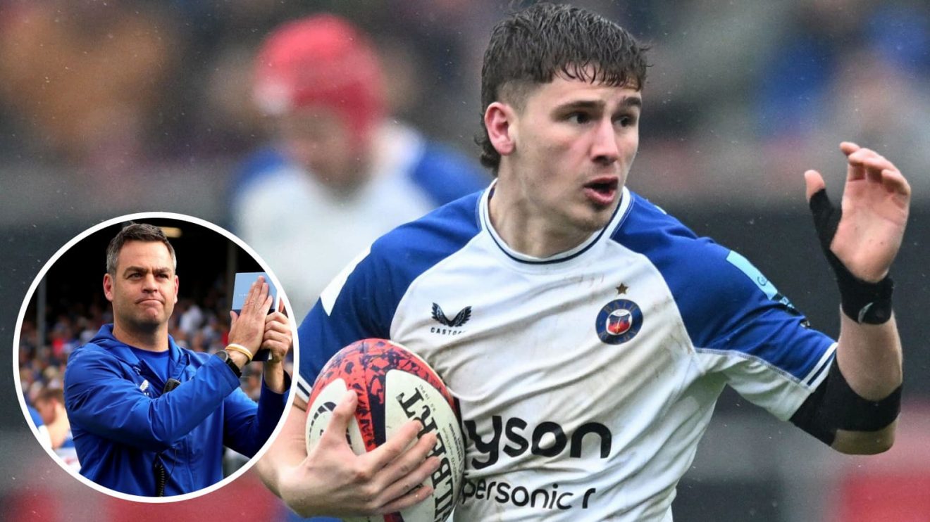 Ciaran Donoghue impressed for Bath against Newcastle Falcons.