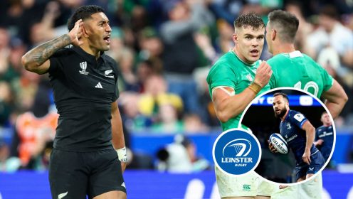 Rieko Ioane signing ‘came out of the blue’ for Leinster star Jamison Gibson-Park who hopes All Blacks centre has similar impact to ‘outstanding’ Jordie Barrett