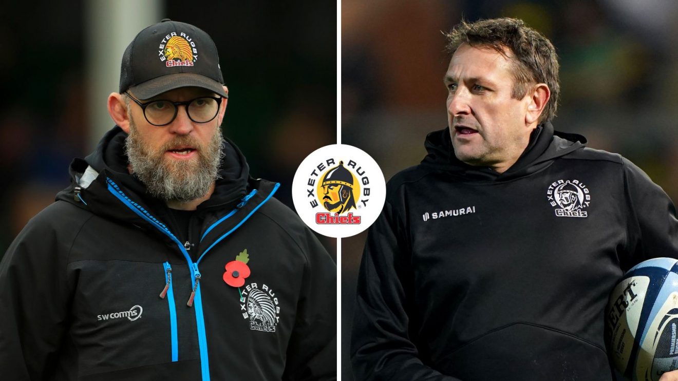 A two panel image of Rob Hunter and Ali Hepher