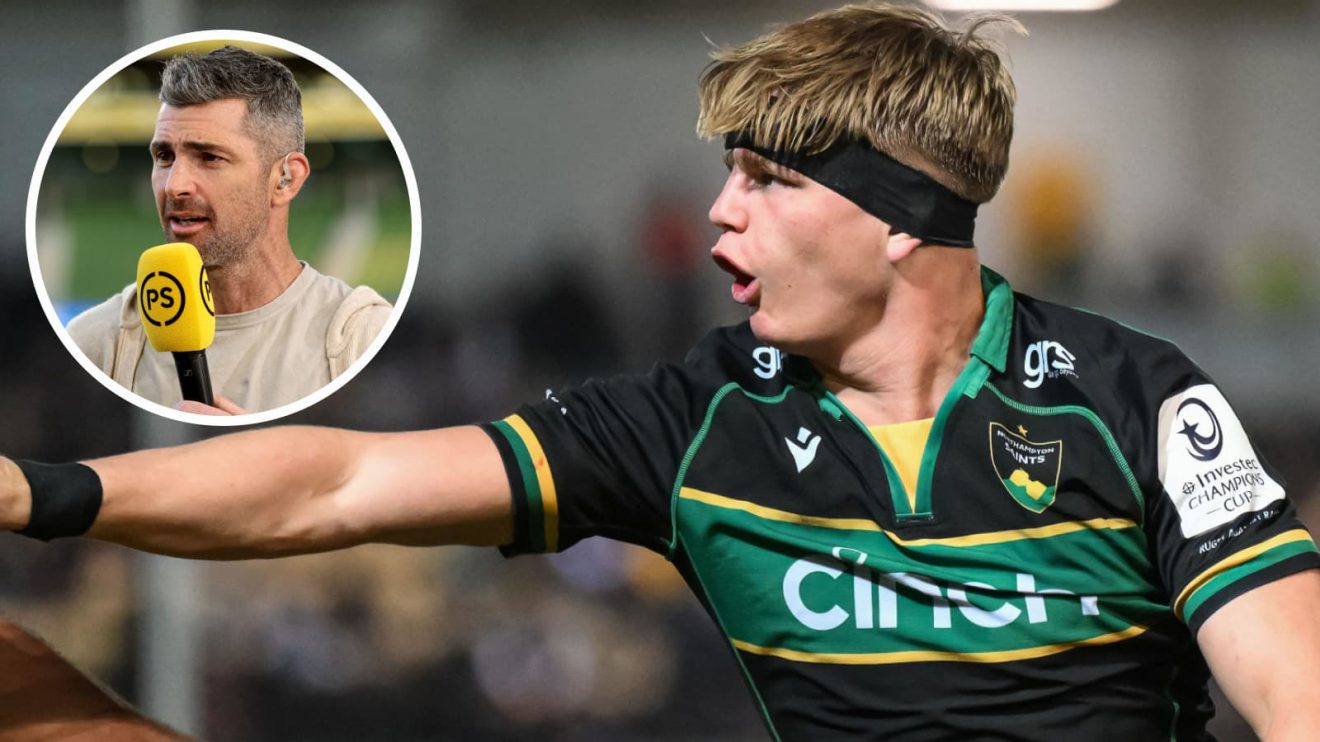 Leinster legend Rob Kearney on Northampton Saints flanker Henry Pollock.