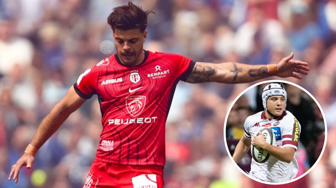 Romain Ntamack and Louis Bielle-Biarrey photo