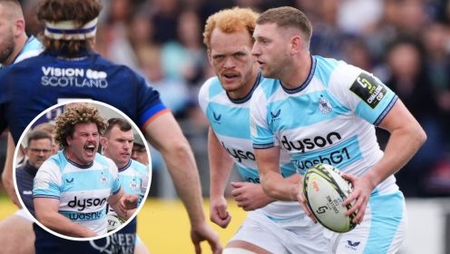 Edinburgh v Bath: Five takeaways as Finn Russell ‘rubber-stamps’ his Lions selection while Bomb Squad does its job
