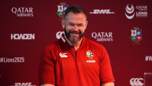 ‘Sea of red’ fails to materialise as fans snub British and Irish Lions squad announcement event