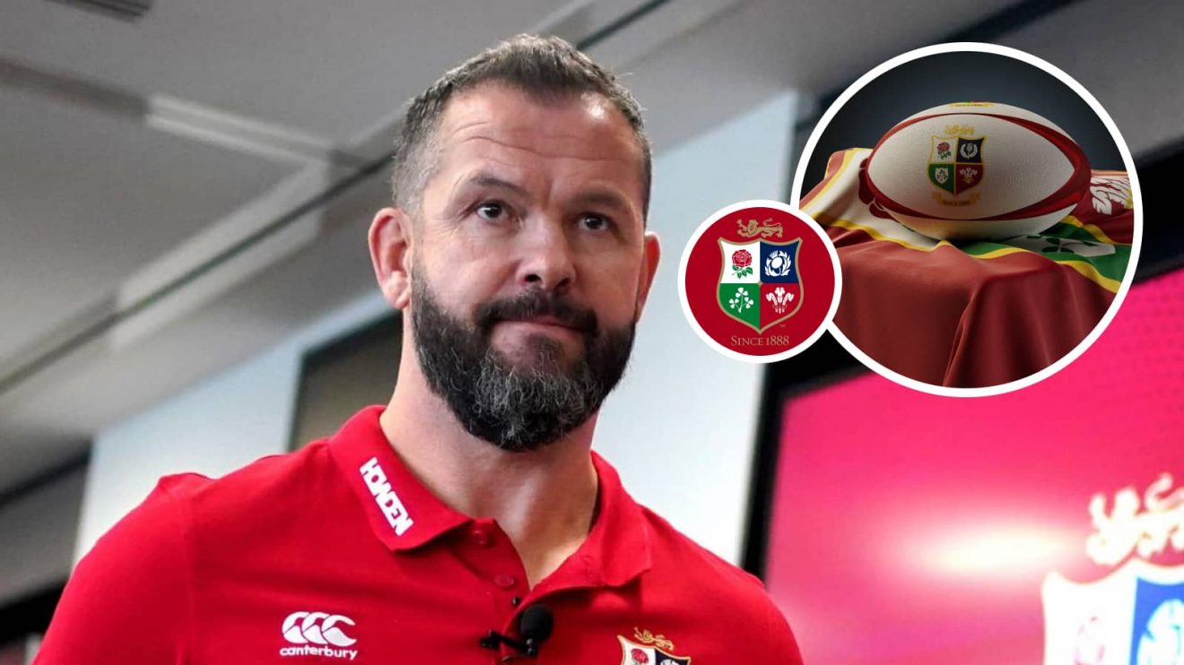 British and Irish Lions Head coach Andy Farrell.