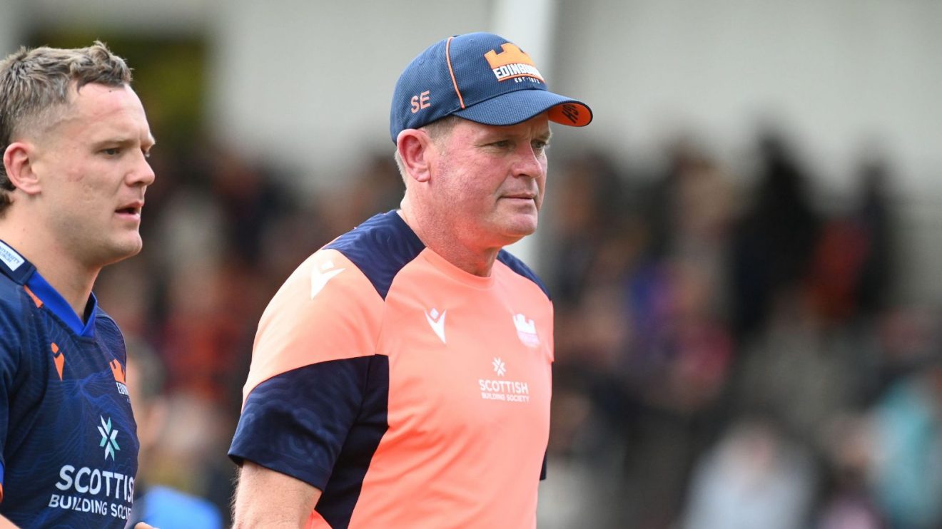 Sean Everitt watching his team warm up in 2024/25