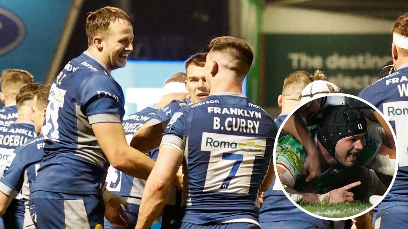 Jonny Hill starts for Sale Sharks against Leicester Tigers.