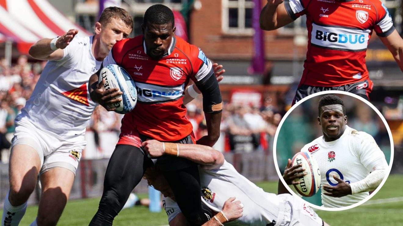Christian Wade is in action for Gloucester at Allianz Stadium, Twickenham this weekend.