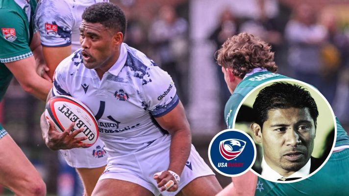 Paula Balekana on a run for the New England Free Jacks. (Image credit - Brendan Buckley)